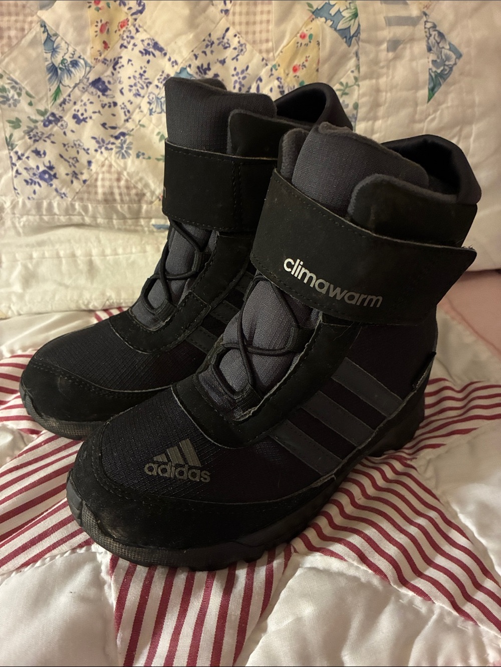 Adidas Climatewarm Snow Boots Like New Kids Sz 11